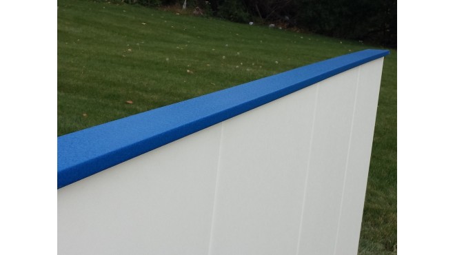 Iron Sleek Blue Poly Cap Rail SLIM